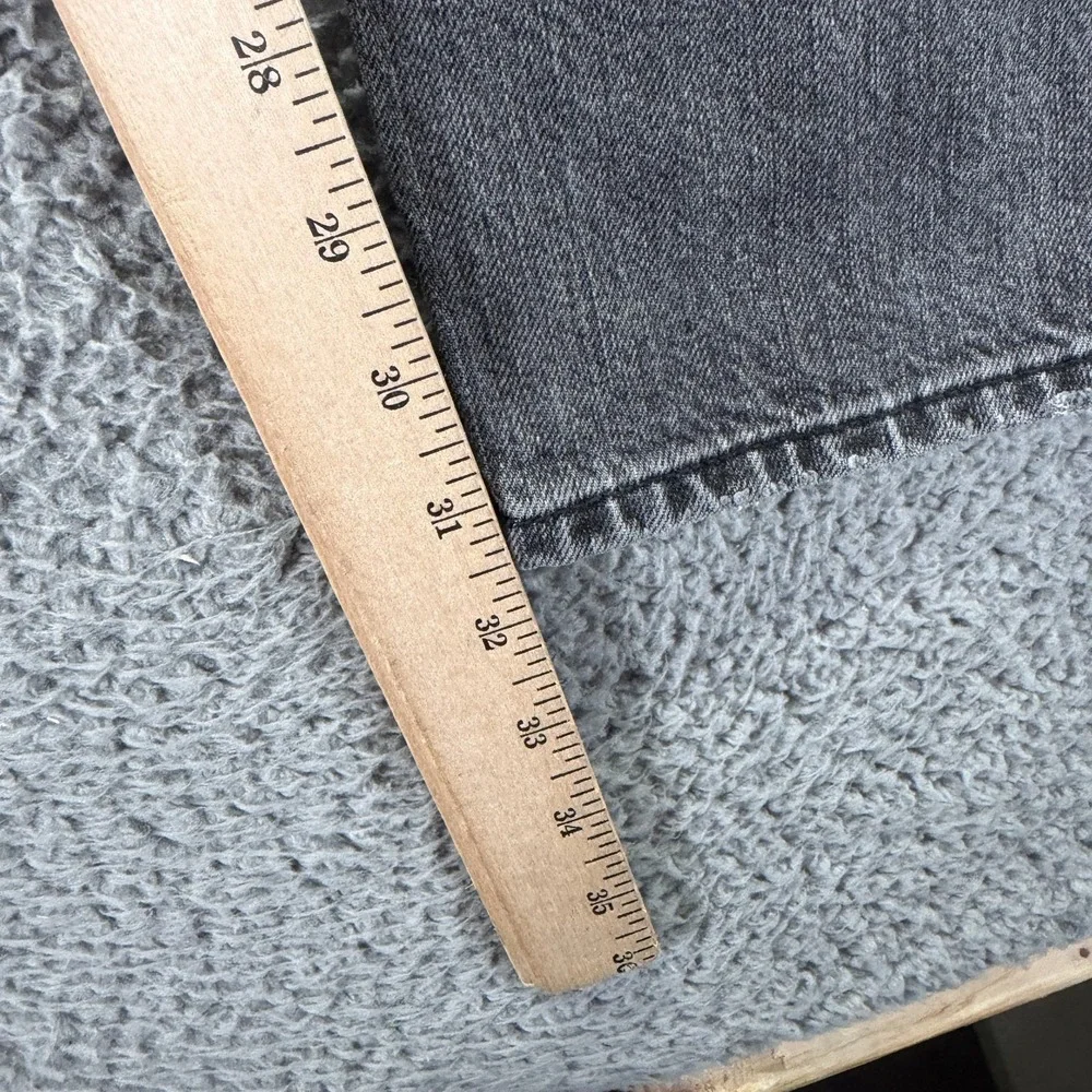 Banana Republic Jeans Men 30x32 Gray Cotton Denim Straight Leg Slim Fit Workwear